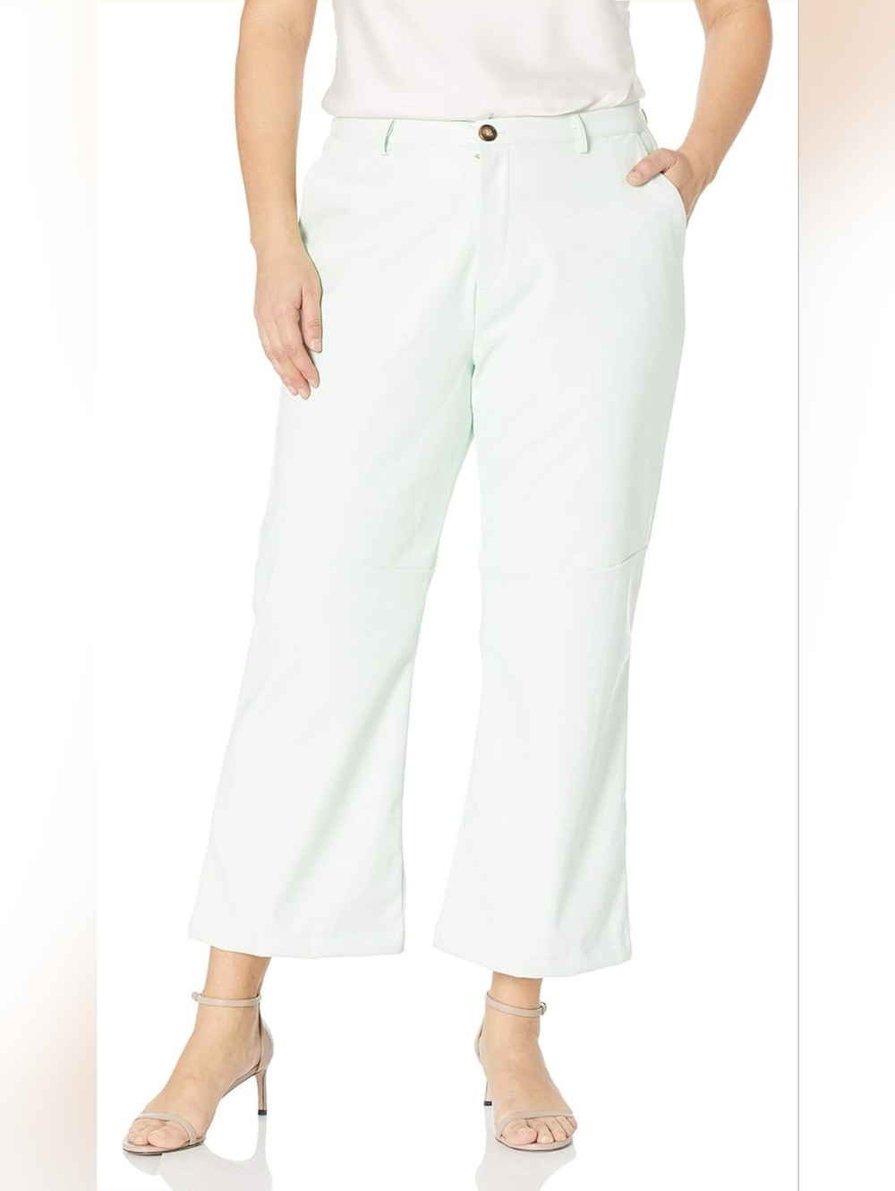 KENDALL + KYLIE Women's Vegan Leather High Waisted Leather Pants